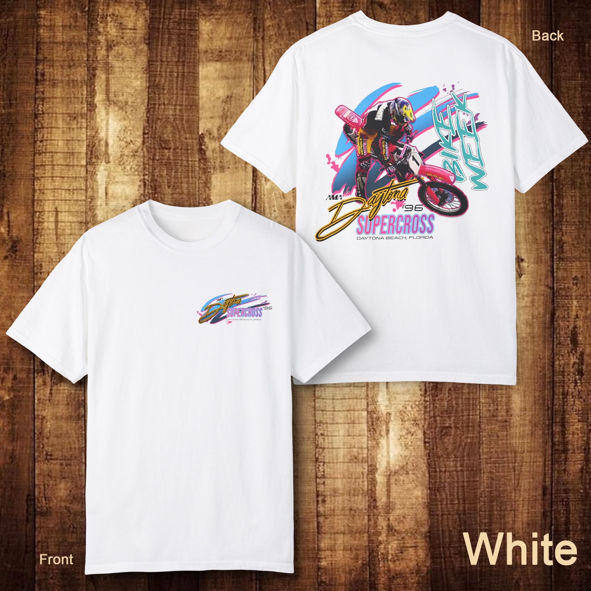 Unisex Jeremy Mcgrath 1996 Daytona SX Shirt - Vintage Supercross T