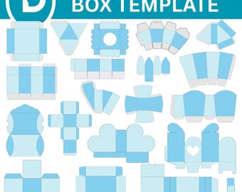 Gift Box Template SVG Bundle:DIY Papercraft Designs (Instant Download)