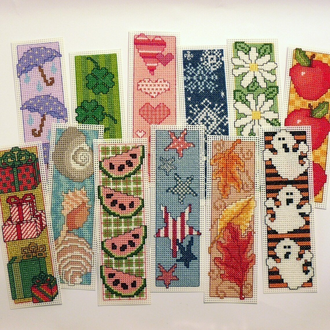 A Year of Bookmarks Cross Stitch Patterns Etsy
