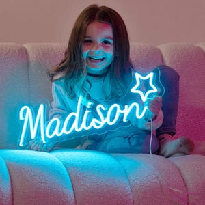 Custom Neon Sign | Name Neon Signs  | Neon Sign | Wedding Signs | Wall Decor | Home Decor | LED Neon Light Sign | Neon | Personalized Gifts