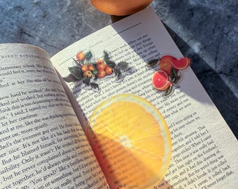 Fruit Bookmark Book Clip | Stationery Gift for Book clubs, Readers and him/her