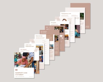 Modèle Canva de déclaration de cas d'association : lettre américaine de 12 pages (téléchargement numérique)