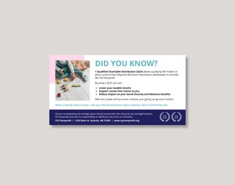 Modèle de fiche d'informations modifiable QCD : marketing à but non lucratif (Canva, téléchargement PDF)