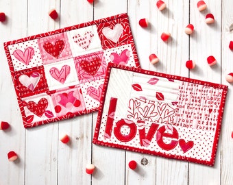 Pattern- Bring the Love Valentine Mug Rugs