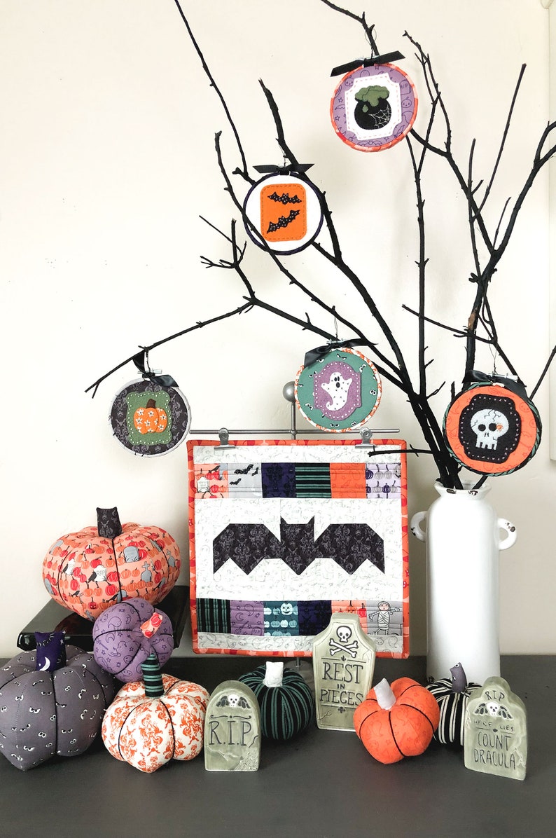 Halloween Icon Felt Applique Pattern PDF Pattern Etsy
