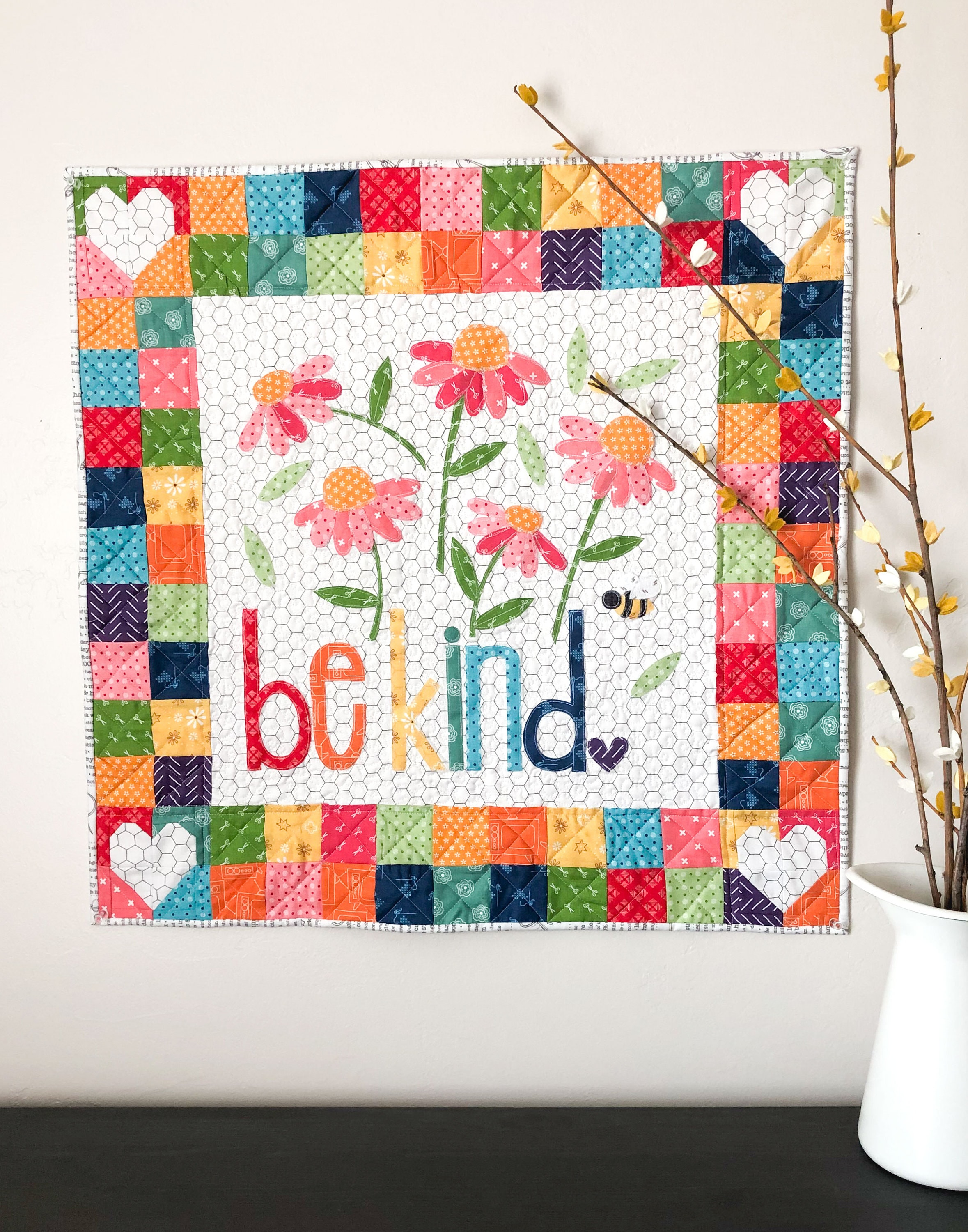 Kind Patterns Be Kind Mini Quilt PDF Pattern - Etsy