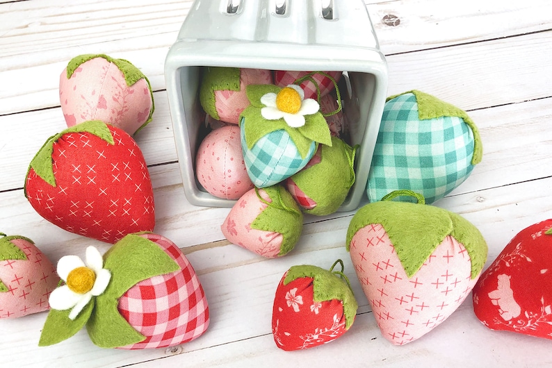 Juicy Berries Stuffed Strawberry PDF Pattern - Etsy