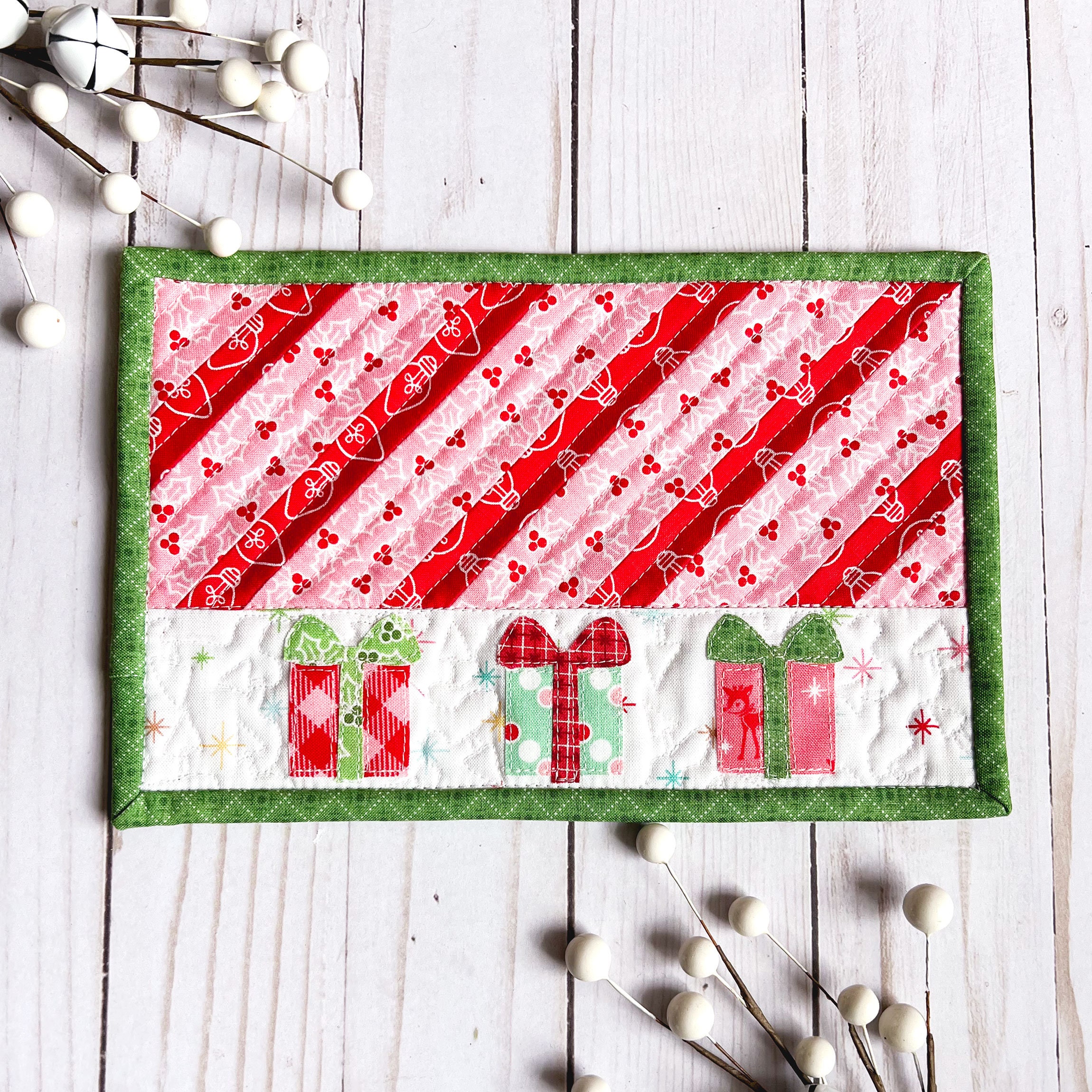 Mug Rug Patterns Pdf Christmas Mug Rug Pattern- PDF - Etsy