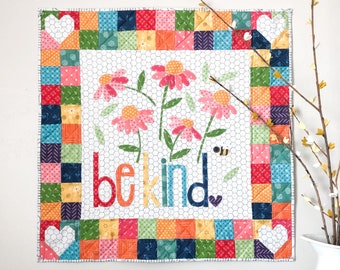 Be Kind Mini Quilt PDF Anleitung