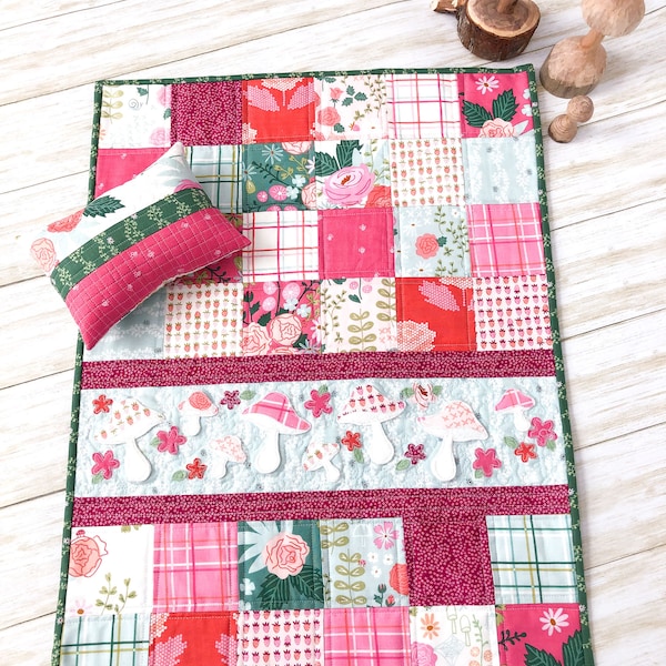 Mushroom Quilt Pattern Etsy