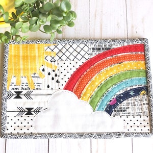 Muster: Sonnenschein und Regenbogen Mug Rug PDF-Muster
