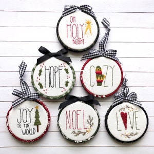 Muster - Gesticktes Wort Ornament PDF Muster