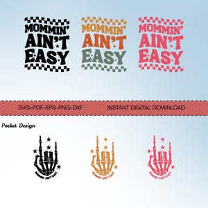 Maman n'est pas facile SVG PNG, Png Svg universitaire, Png Svg de vie de maman, maman chemise Svg, maman drôle png Svg, Fated Moms Club Svg Png, sublimation de maman