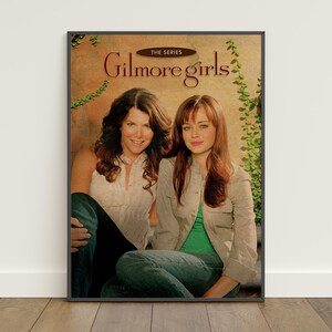 Gilmore Girls Poster | Retro Druck | Wandkunst | Kraftpapier Druck | Wohnkultur | Geschenk Poster | Serie Poster