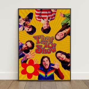 Poster di That '70s Show / Stampa retrò / Arte murale / Stampa su carta kraft / Decorazione per la casa / Poster regalo / Poster di serie TV