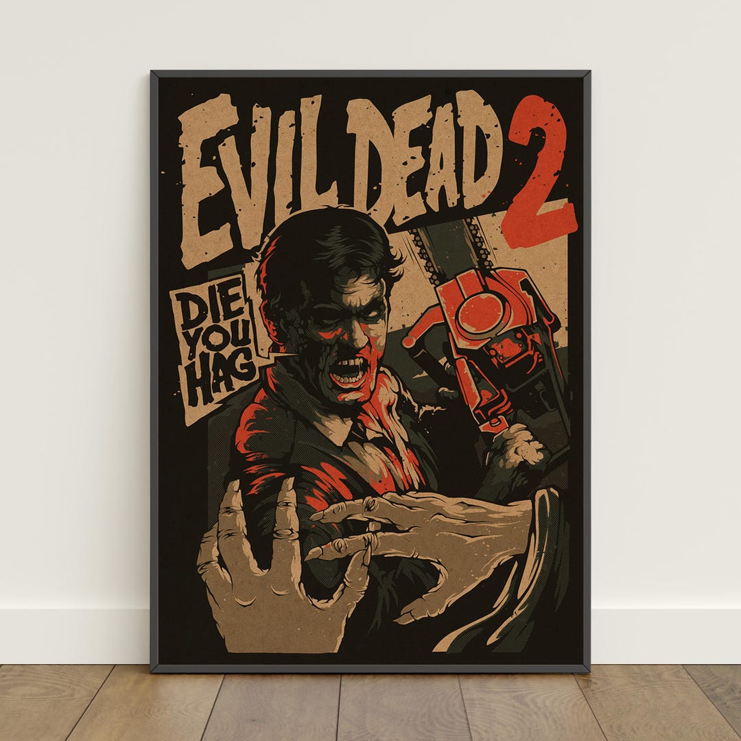 Ash Vs Evil Dead Poster Retro Print Wall Art Kraft Paper Print 