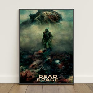 affiche de l'espace mort | Impression rétro | Art mural | Impression sur papier kraft | Décoration d'intérieur | Affiche cadeau | Affiche du jeu #3