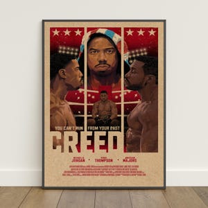 Póster de Creed / Impresión retro / Arte mural / Impresión en papel kraft / Decoración del hogar / Póster de regalo / Póster de película