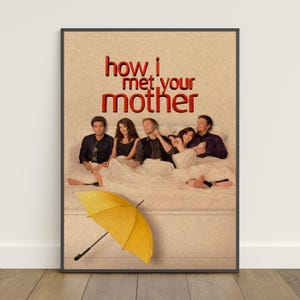 Poster di "How I Met Your Mother" / Stampa retrò / Arte murale / Stampa su carta kraft / Decorazione per la casa / Poster regalo / Poster di serie TV