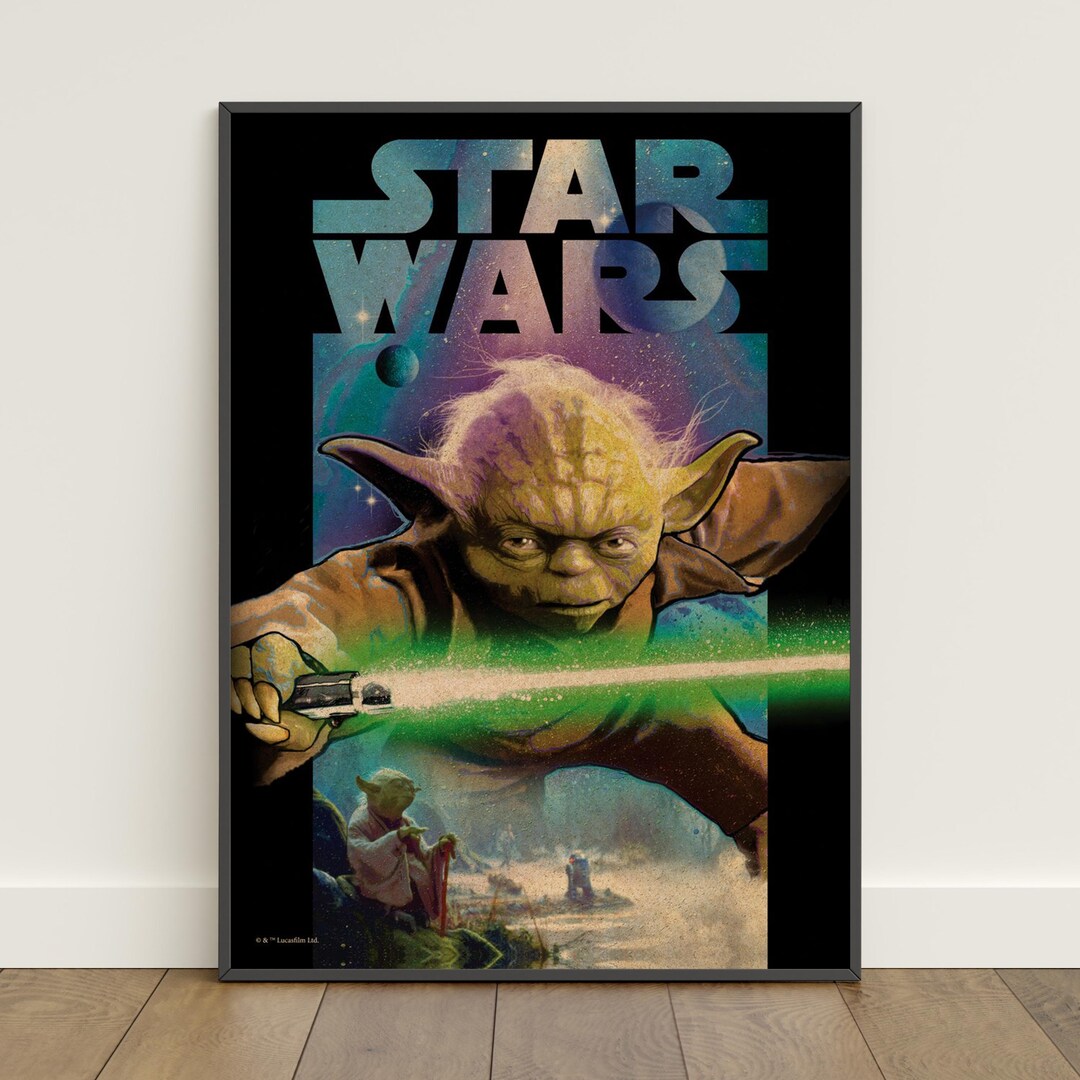 Star Wars Poster Retro Print Wall Art Kraft Paper Print Home