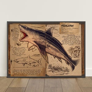 Póster de Ark Survival Evolved / Impresión retro / Arte mural / Impresión en papel Kraft / Decoración del hogar / Póster de regalo / Póster de juego n.° 5