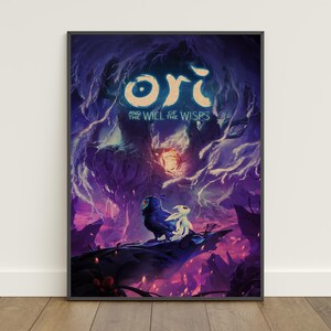 Póster de Ori and the Will of the Wisps / Impresión retro / Arte mural / Impresión en papel kraft / Decoración del hogar / Póster de regalo / Póster de juego