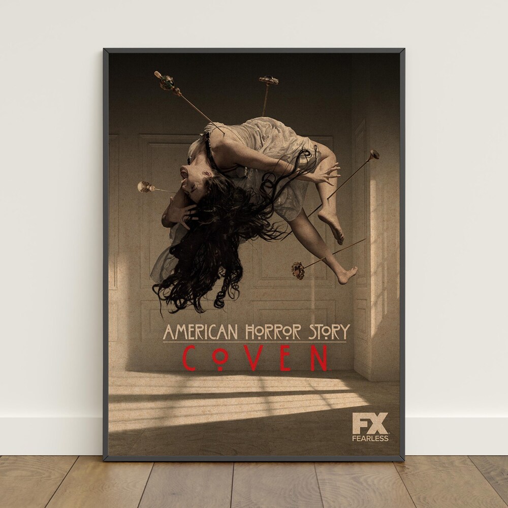 American Horror Story Poster | Retro Print | Wall Art | Kraft Paper Print | Home Decor | Gift Poster | Tv Show Poster Bespoketshirt
