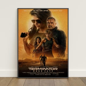 Póster de Terminator / Impresión retro / Arte mural / Impresión en papel kraft / Decoración del hogar / Póster de regalo / Póster de película n.° 2