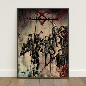 Pôster de Shadowhunters | Impressão retrô | Arte de parede | Impressão em papel kraft | Decoração para casa | Pôster para presente | Pôster de programa de TV