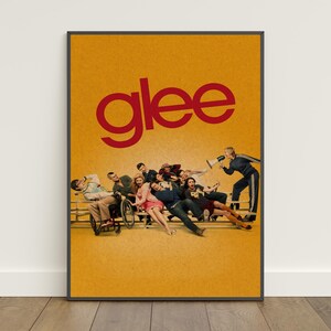 Póster de Glee / Impresión retro / Arte mural / Impresión en papel kraft / Decoración del hogar / Póster de regalo / Póster de programa de televisión