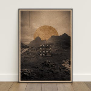 Poster di Death Stranding / Stampa retrò / Arte murale / Stampa su carta kraft / Decorazione per la casa / Poster regalo / Poster del gioco n. 2