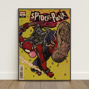 Spider Man Comic Book Covers Poster | Retro Print | Wall Art | Kraft Paper Print | Home Decor | Gift Poster | Movie Poster #2