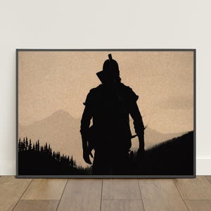 Gestern Poster | Retro Druck | Wandkunst | Kraftpapier Druck | Wohnkultur | Geschenk Poster | Spielplakat #2