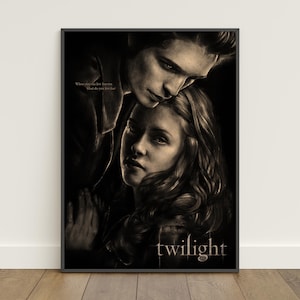 Póster de Crepúsculo / Impresión retro / Arte mural / Impresión en papel kraft / Decoración del hogar / Póster de regalo / Póster de película n.° 3