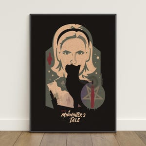 Poster de Le terrificanti avventure di Sabrina / Stampa retrò / Arte murale / Stampa su carta kraft / Decorazione per la casa / Poster regalo / Poster di serie TV