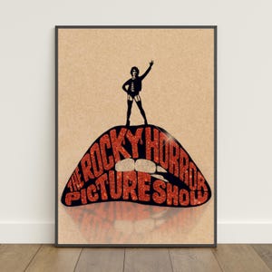 The Rocky Horror Poster | Retro Print | Wall Art | Kraft Paper Print | Home Decor | Gift Poster | Movie Poster