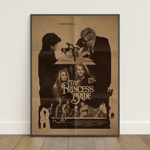 Poster de La storia fantastica / Stampa retrò / Arte murale / Stampa su carta kraft / Arredamento per la casa / Poster regalo / Poster del film