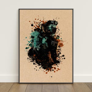affiche de l'espace mort | Impression rétro | Art mural | Impression sur papier kraft | Décoration d'intérieur | Affiche cadeau | Affiche du jeu #2