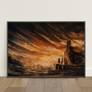 Pôster Disco Elysium | Impressão retrô | Arte de parede | Impressão em papel kraft | Decoração para casa | Pôster para presente | Pôster de jogo nº 3