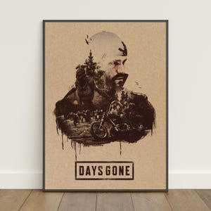 Gestern Poster | Retro Druck | Wandkunst | Kraftpapier Druck | Wohnkultur | Geschenk Poster | Spiel-Poster