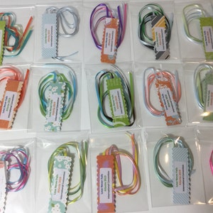JW Convention Gifts  20 Bible ribbon markers  - Special price individually packaged personalized for each convention
