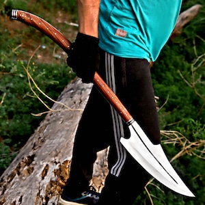 Rustic / Collector-Focused Artisan Spear – Hand-Forged Steel Blade for Collectors & Outdoor Enthusiasts - Best Gift For Him