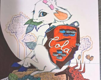 The exclusive Alice Collection. A collection of drawings in ink, tempura and watercolor