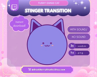 Kawaii Cat - Animated Stinger Transition