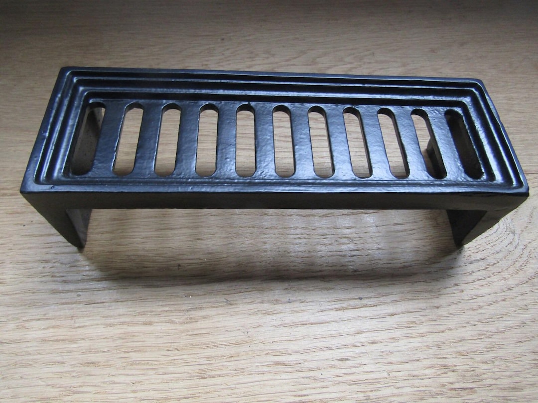Rustic Iron BRICK Vent Cover Grill Repair Plate Cast Iron Old Style Air ...