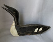 Antique Duck Decoy, Hand Carved, Original Paint, Folk Art, Primitive