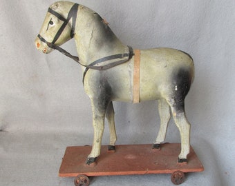antique toy horses