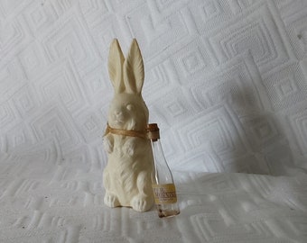 Vintage Easter Morning Perfume Bottle with White Rabbit