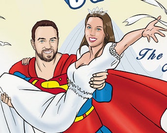 Custom Digital Fantasy Portrait or Comic Book cover for 2 people From a Photo(s) by Pencildaydreams(Jon Davis)