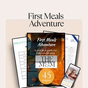 Baby Meal Planner: First Foods Guide for 6-12 Months (Digital Download)